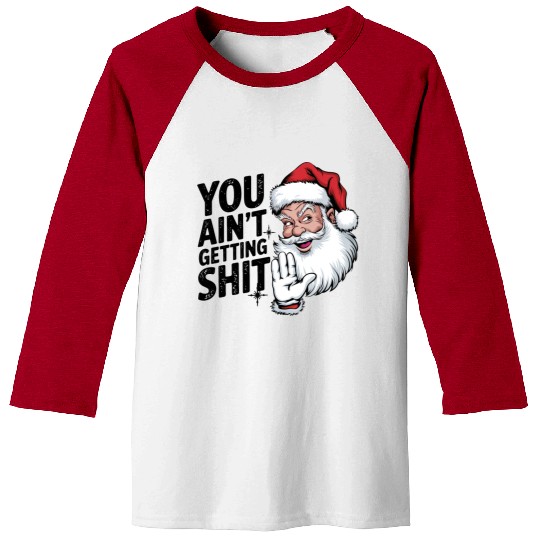 Santa Claus Christmas, Merry Christmas Baseball Tees