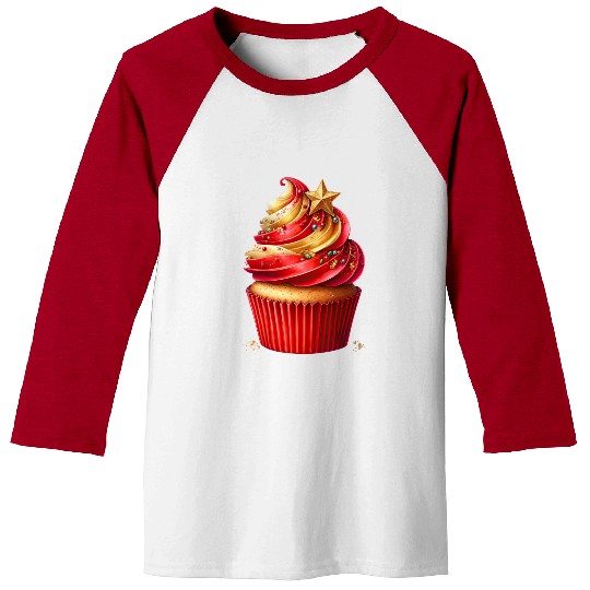 Christmas ice cream, Merry Christmas Baseball Tees