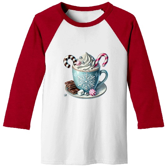 Christmas ice cream, Coquette Chistmas Baseball Tees