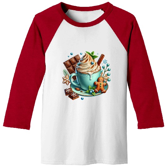 Christmas ice cream, Coquette Chistmas Baseball Tees