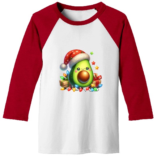 Christmas Avocado, Merry Christmas Baseball Tees