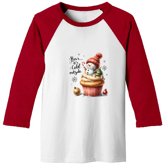 Snowman Christmas, Merry Christmas Baseball Tees