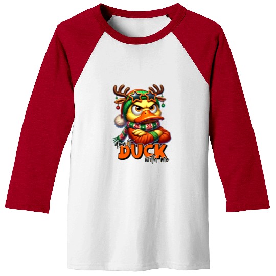 Duck Christmas, Merry Christmas Baseball Tees