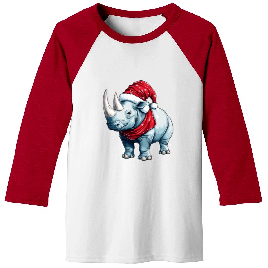 Rhinos Christmas Baseball Tees