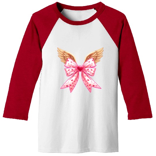 Cupid Bow, Valentine Retro Baseball Tees