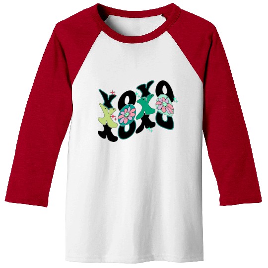 Valentine Retro, Happy Valentines Day Baseball Tees