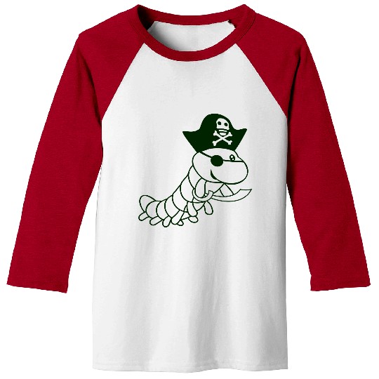Caterpillar Sabre Pirate Captain Cap Funny Cute Baseball Tees