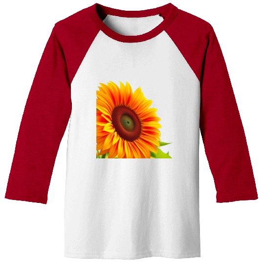 Whimsical Sunflower Baseball Tees
