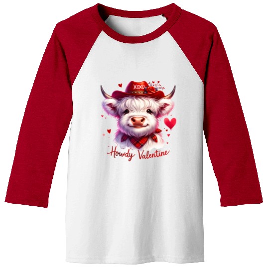 Howdy Valentine, Valentines Day Baseball Tees