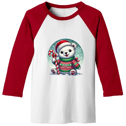 Polar Bear Christmas Sweater - Christmas Gifts Baseball Tees