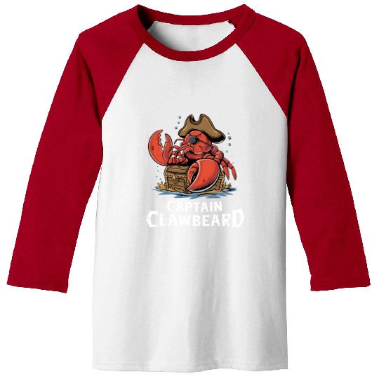 Pirate Lobster Baseball Tees