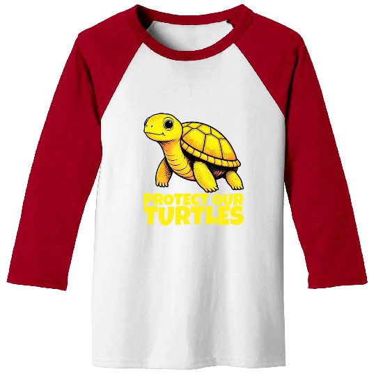 Cute Turtle Designs for Nature Fans Baseball Tees
