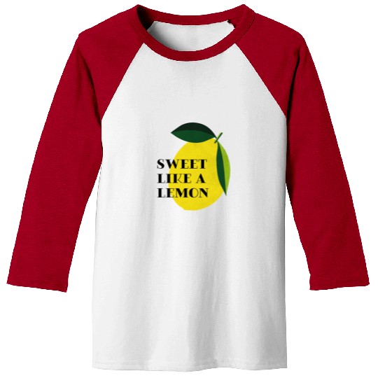 Sweet like a lemon Fruit Citrus Yellow Summer Baseball Tees