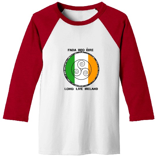 Fada Beo Éire / Long Live Ireland Baseball Tees