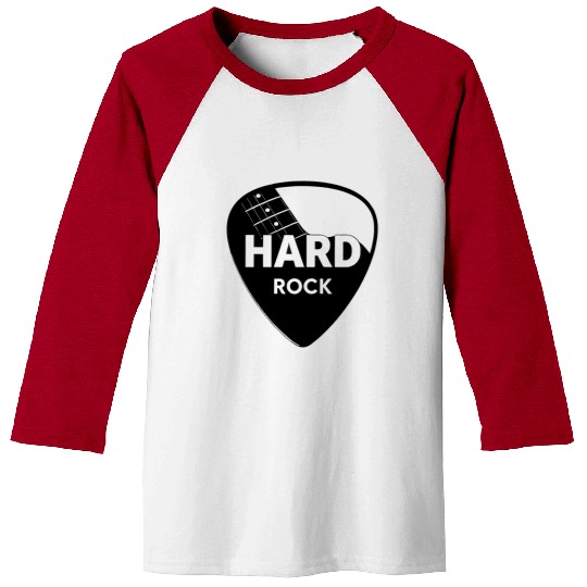 Hard Rock Guitar Pick Baseball Tees