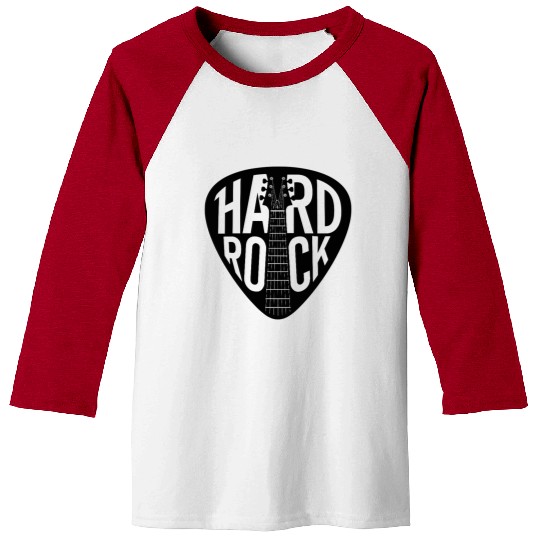Hard Rock Guitar Pick Baseball Tees