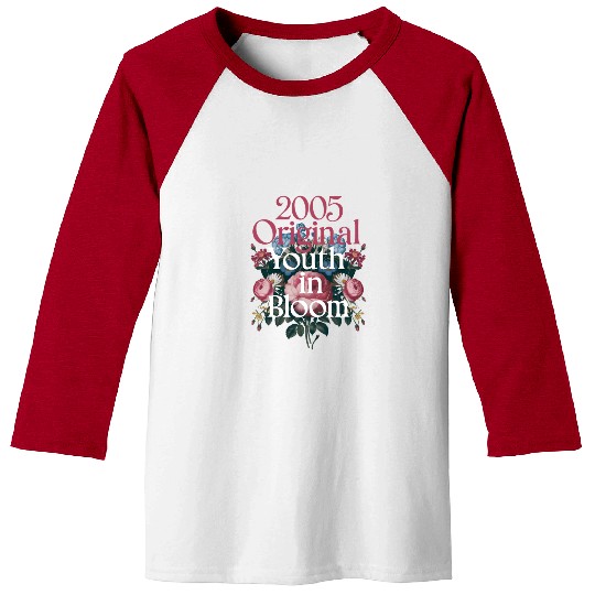 2005 Original Youth in Bloom Floral Baseball Tees