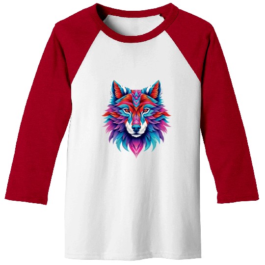 Wolf head 21 Baseball Tees