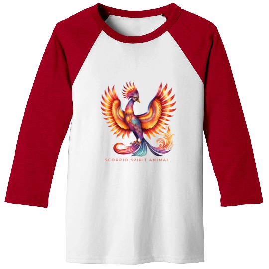 Scorpio Spirit Animal Phenix Alebrije Female Baseball Tees