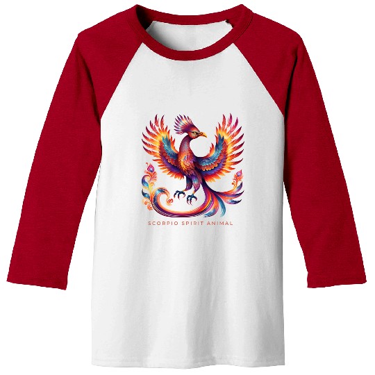 Scorpio Spirit Animal Phenix Alebrije Male Baseball Tees