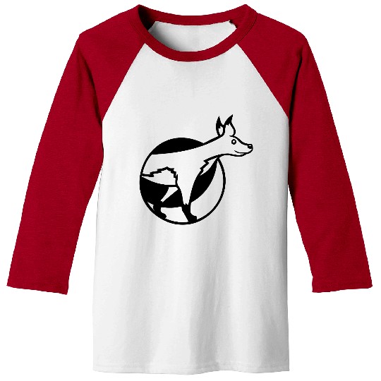 Red Fox Hole Front Side Part Foxhole Go Out Funny Baseball Tees