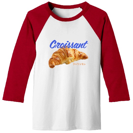 Croissant Lover Baseball Tees