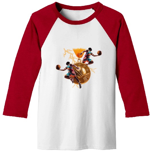 Basketball Game Day Baseball Tees