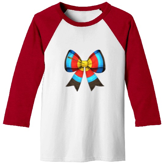 Coquette Bow Archery Archer Bow and Arrow Baseball Tees