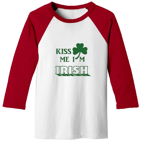 Kiss Me Im Irish 2025 Baseball Tees