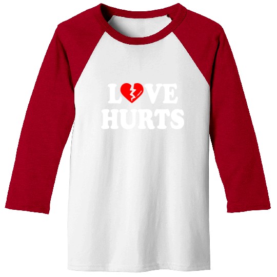 love hurts Baseball Tees