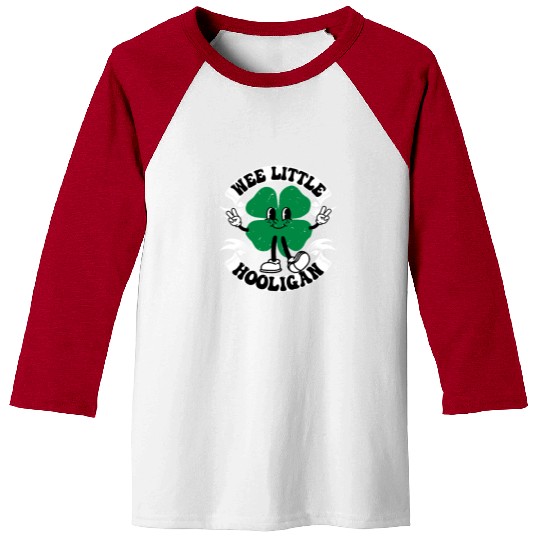 Wee Little Hooligan Cute St. Patrick's Day Irish Baseball Tees