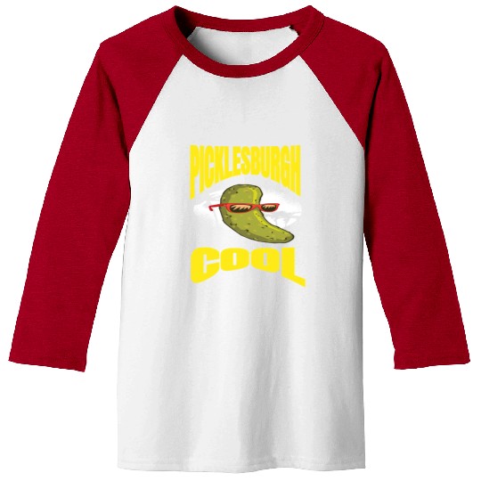 Pittsburgh Humor Picklesburgh Cool Relaxing Pickle Baseball Tees