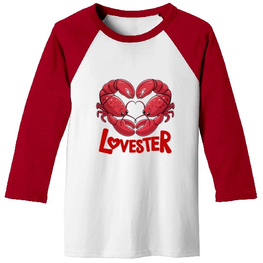 Lobster Lovester Valentine's Day Love Baseball Tees