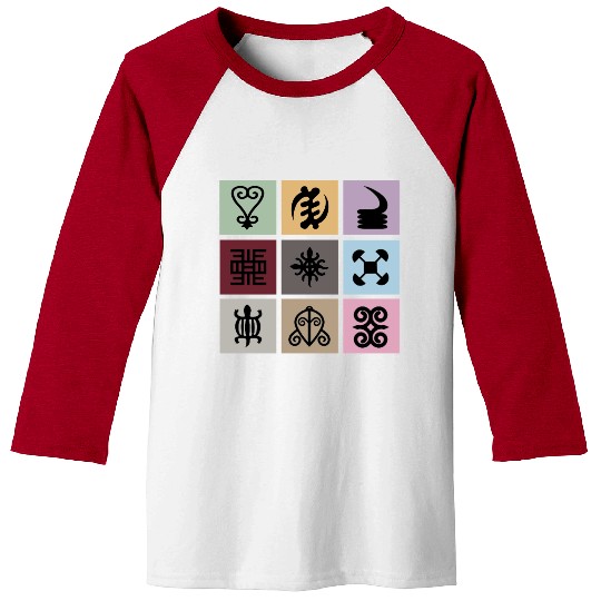 Ghana Adinkra Symbol – African Heritage & Wisdom Baseball Tees