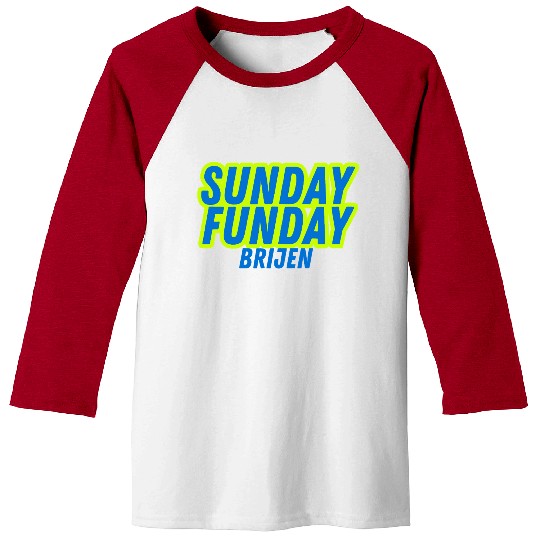 sunday funday Baseball Tees