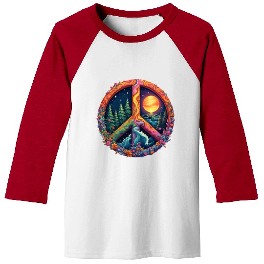 Peace on Earth Baseball Tees