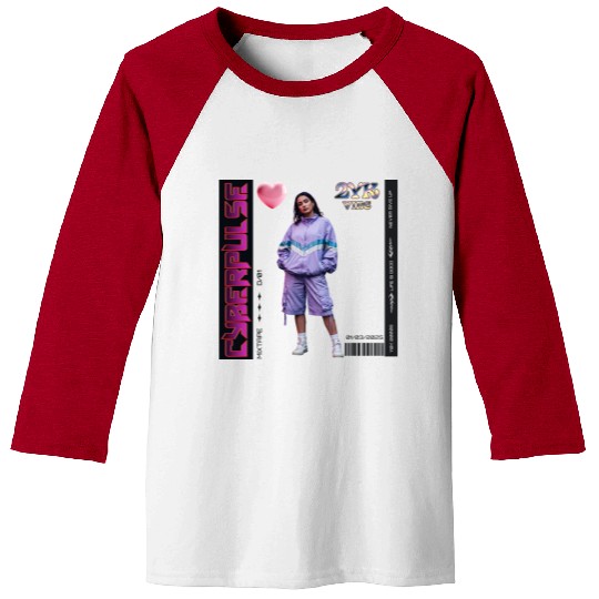 Y2K Vibes Cyberpulse Retro Baseball Tees
