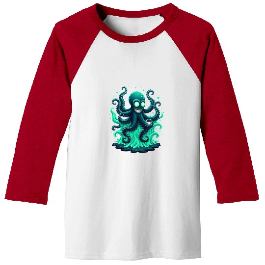 Octopus Baseball Tees