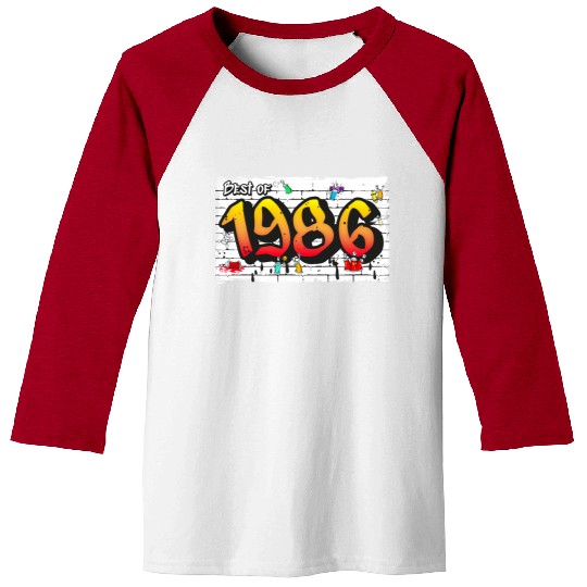 Best of 1986 Graffiti – 39 Years of Urban Attitude Baseball Tees