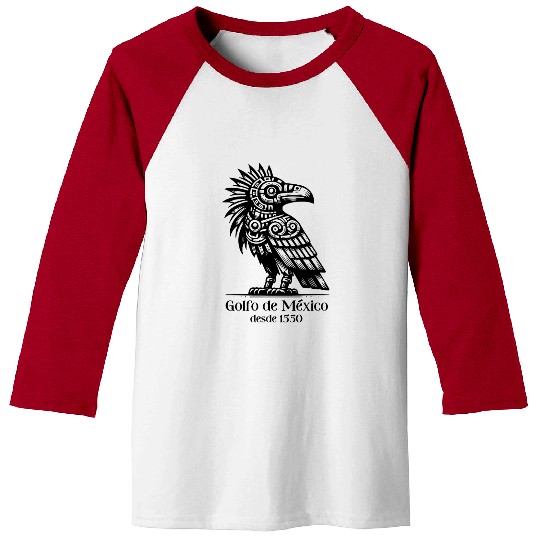 Aztec Eagle of the of Mexico Baseball Tees