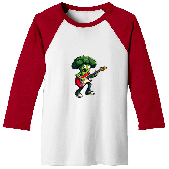 Rocking Broccoli Baseball Tees