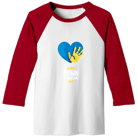 World Down Syndrome Awareness Men Women Kids Baseball Tees