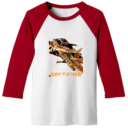 Spitfire Legend: WWII Icon in Flight Baseball Tees