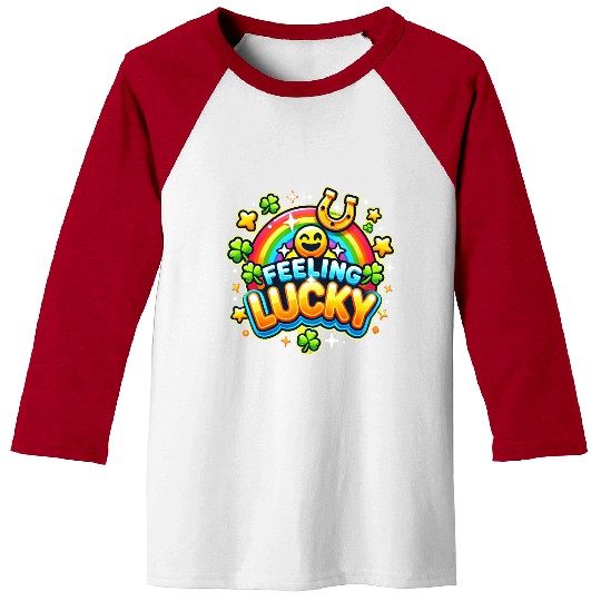 Feeling Lucky - Vibrant Celebration Design Baseball Tees