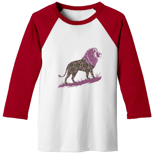 Star of David Pattern 1 Lion of Judah Baseball Tees