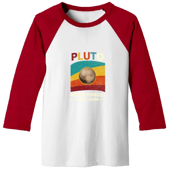 Pluto Never Forget Tribute 1930-2006 Baseball Tees