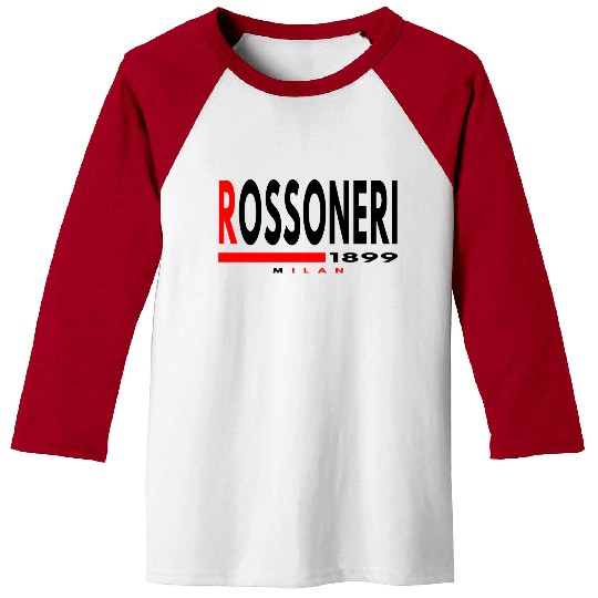 Rossoneri 1988 Milan Classic Baseball Tees