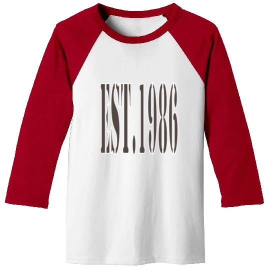 EST. 1986 Retro Baseball Tees – Bold Vintage Baseball Tees for 80s