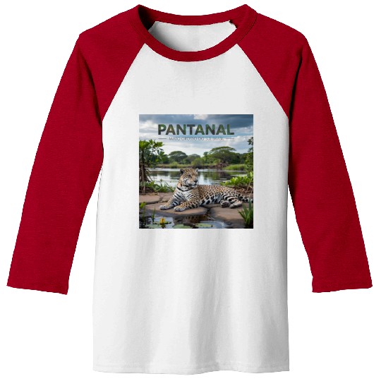 Pantanal Jaguar – Wild Beauty of Brazil Baseball Tees