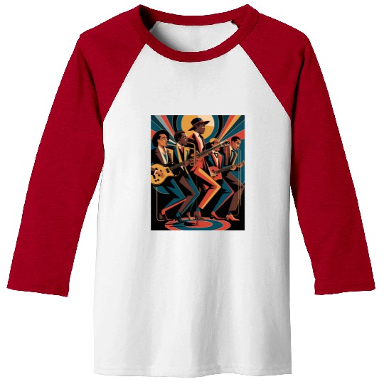 New Orleans Jazz Band art – Elegant New Orleans Ja Baseball Tees